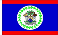 Belize Hand Waving Flags